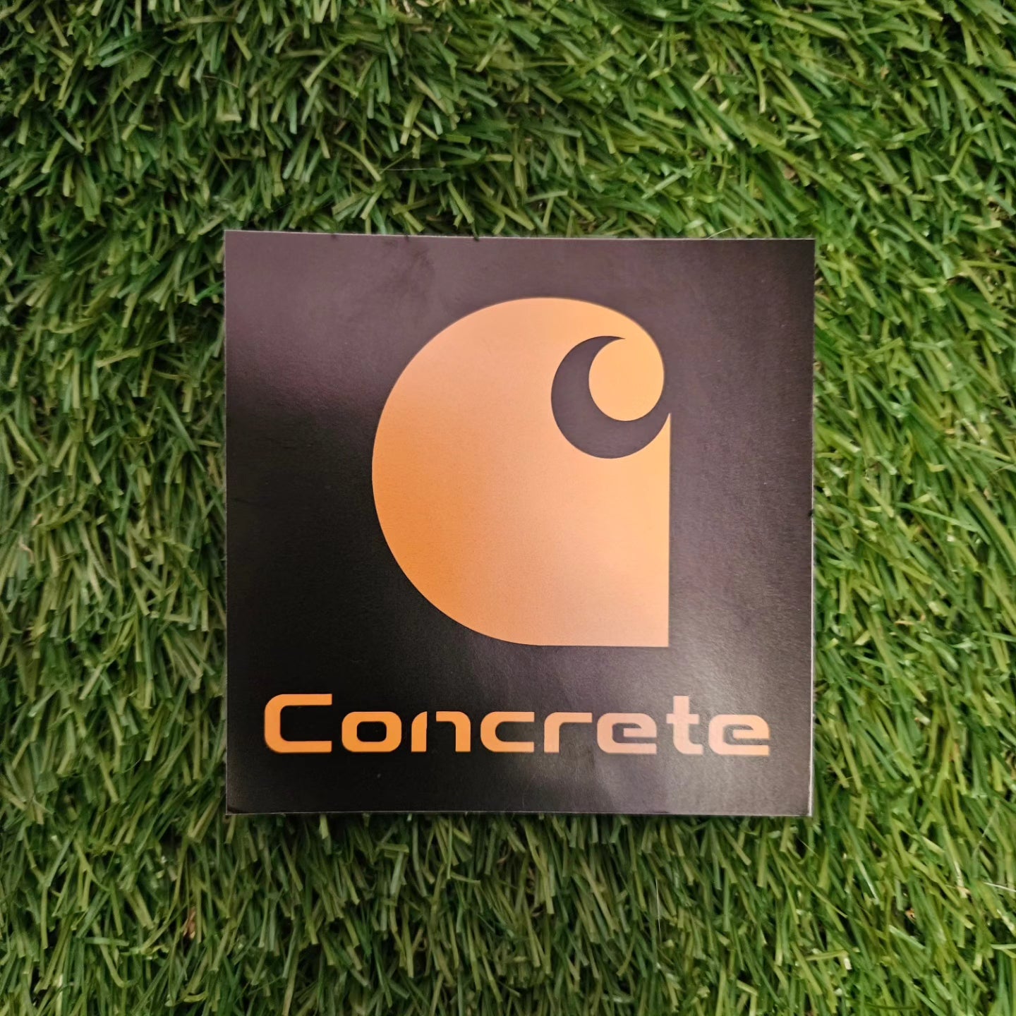 Concrete sticker
